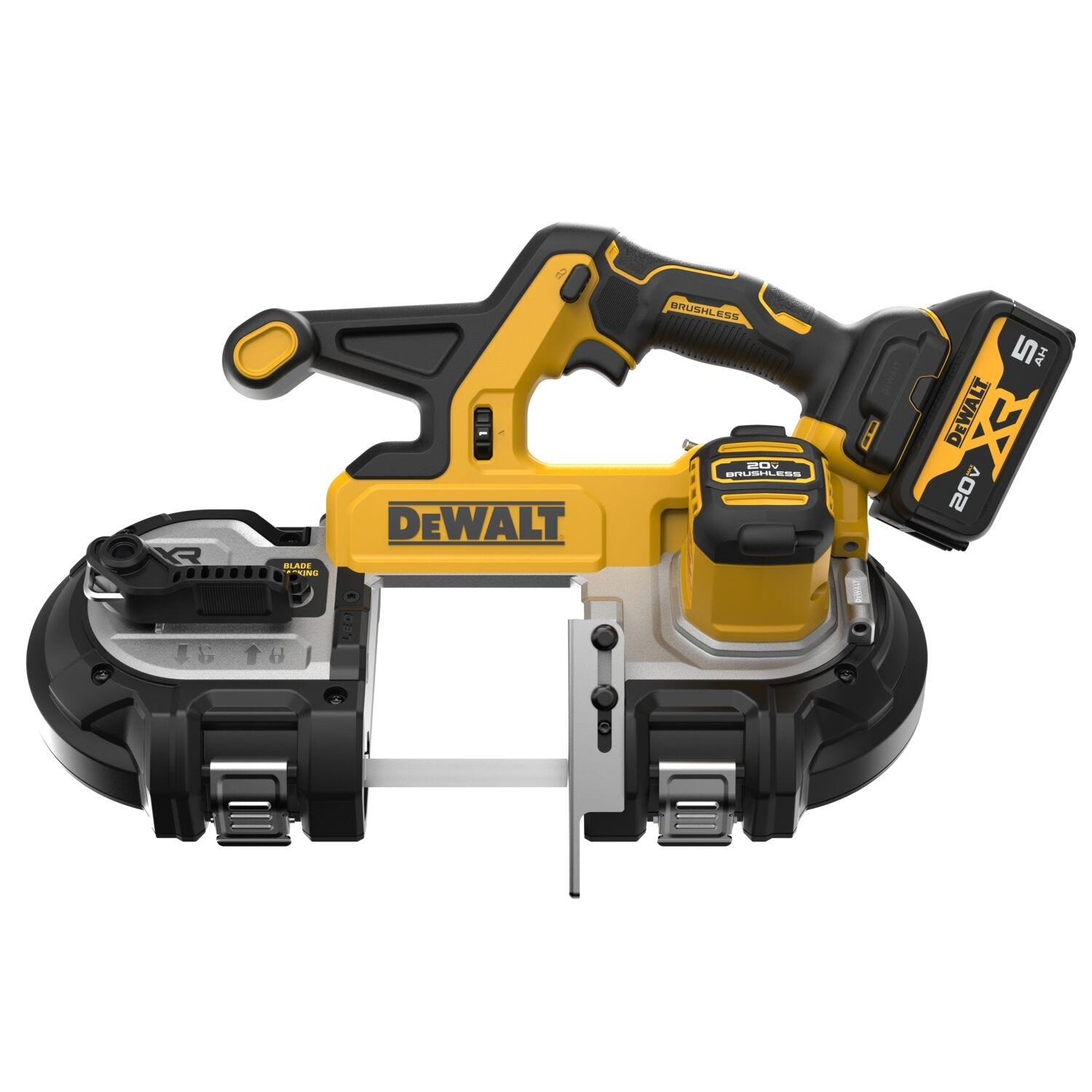 DeWalt DCS378P1 20V MAX XR Brushless 3-1/4 in. Mid-Sized Band Saw 5.0Ah Kit