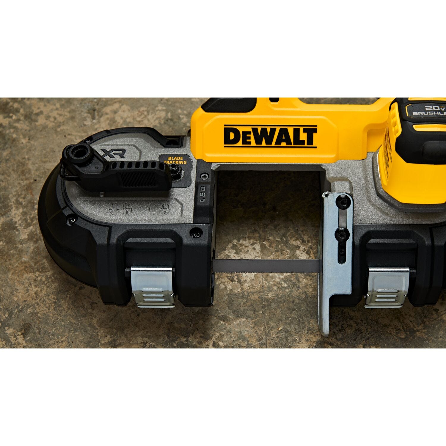 DeWalt DCS379B 20V MAX XR Brushless 3-1/4 in. Mid-Sized Dual Switch Band Saw, Tool Only