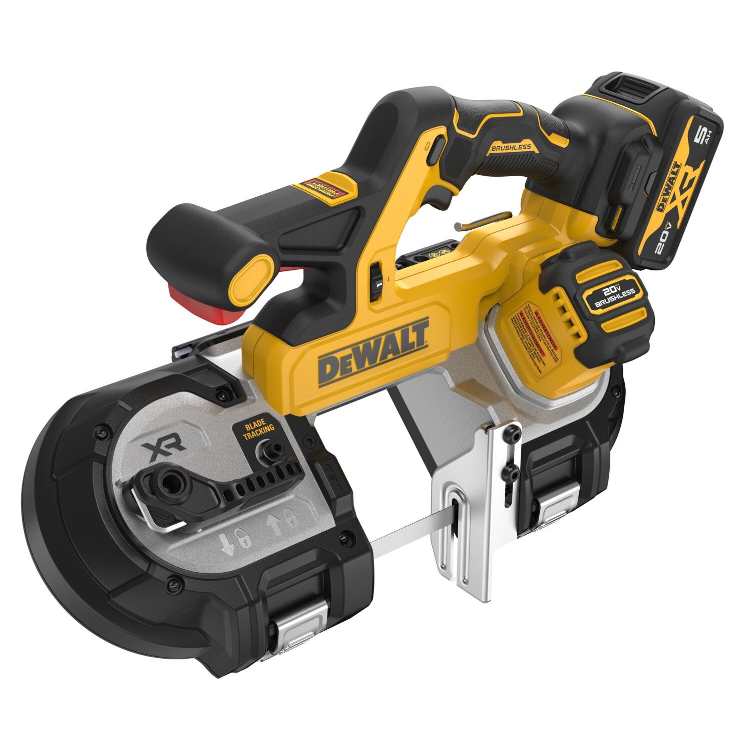 DeWalt DCS379P1 20V MAX XR Brushless 3-1/4 in. Mid-Sized Dual Switch Band Saw 5.0Ah Kit