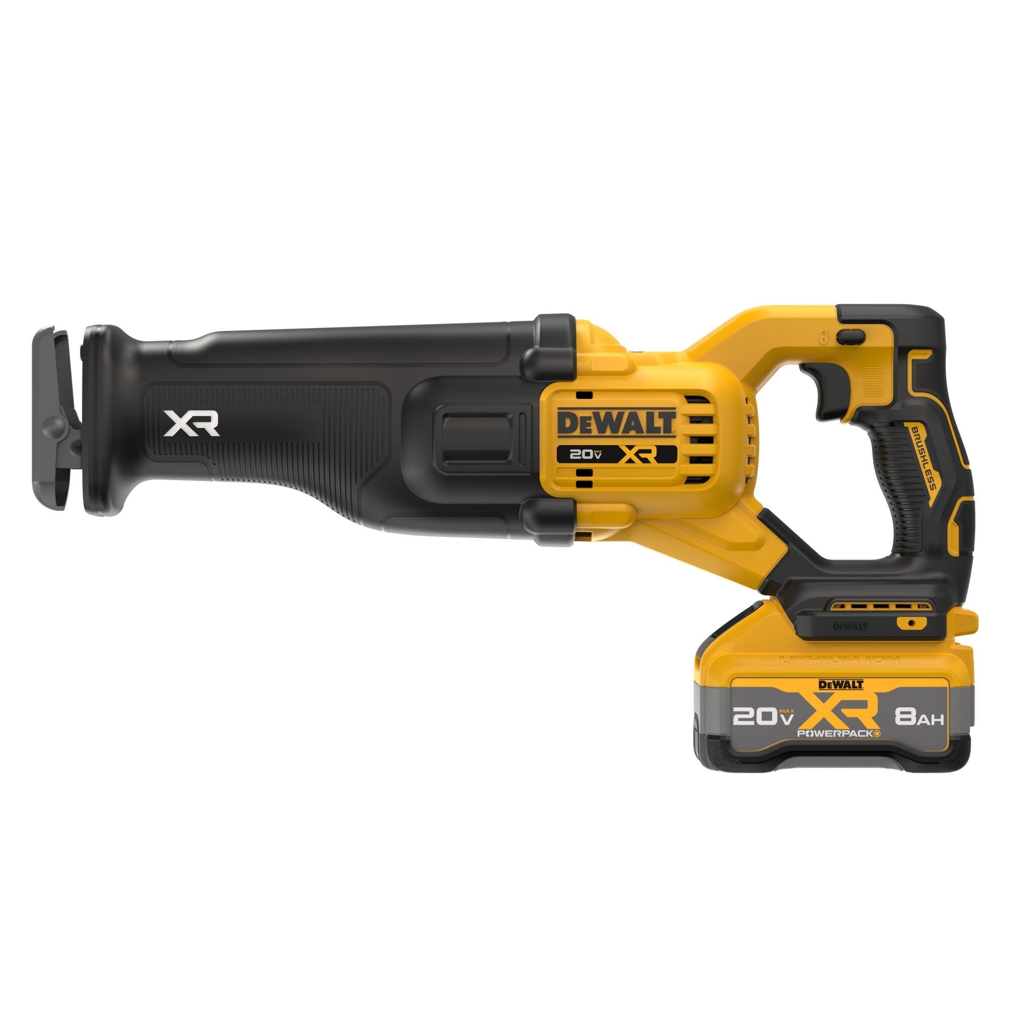 DeWalt DCS384WW1 20V MAX XR POWER DETECT Brushless Recip Saw POWERPACK 8.0Ah Kit
