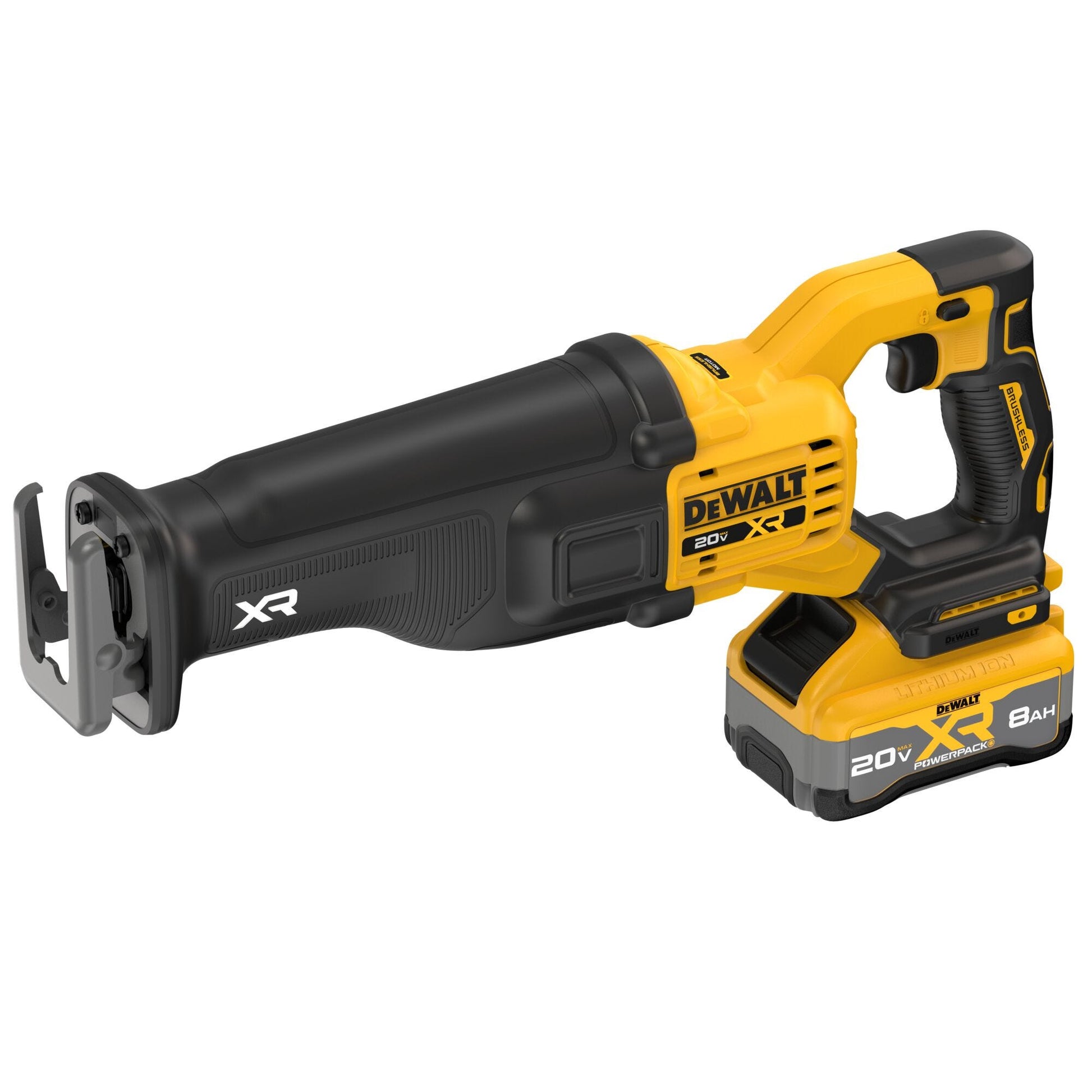 DeWalt DCS384WW1 20V MAX XR POWER DETECT Brushless Recip Saw POWERPACK 8.0Ah Kit