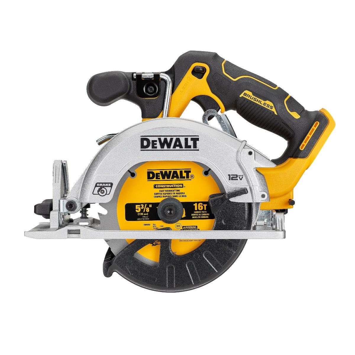DeWalt DCS512B Xtreme 12V MAX 5-3/8-In. Brushless Cordless Circular Saw, Tool Only