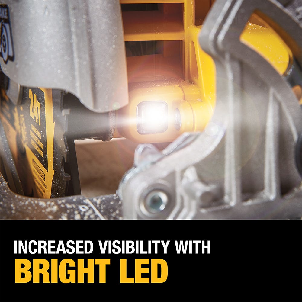 DEWALT DCS573B 20V MAX FLEXVOLT Advantage 7-1/4-Inch Circular Saw, Tool Only