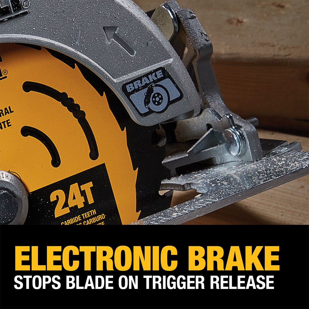 DEWALT DCS573B 20V MAX FLEXVOLT Advantage 7-1/4-Inch Circular Saw, Tool Only
