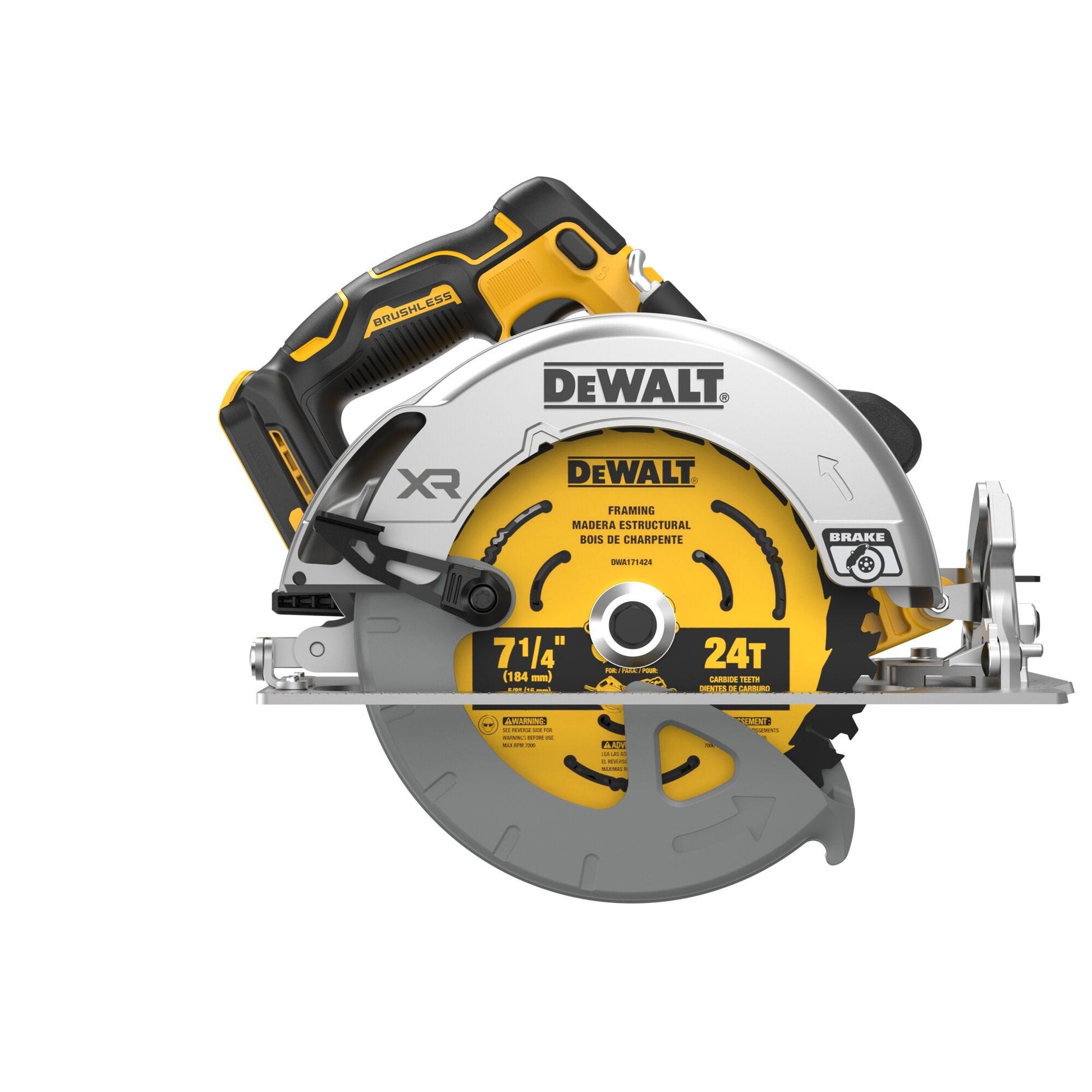 DeWalt DCS590B 20V MAX XR Brushless 7-1/4 in. Circular Saw, Tool Only