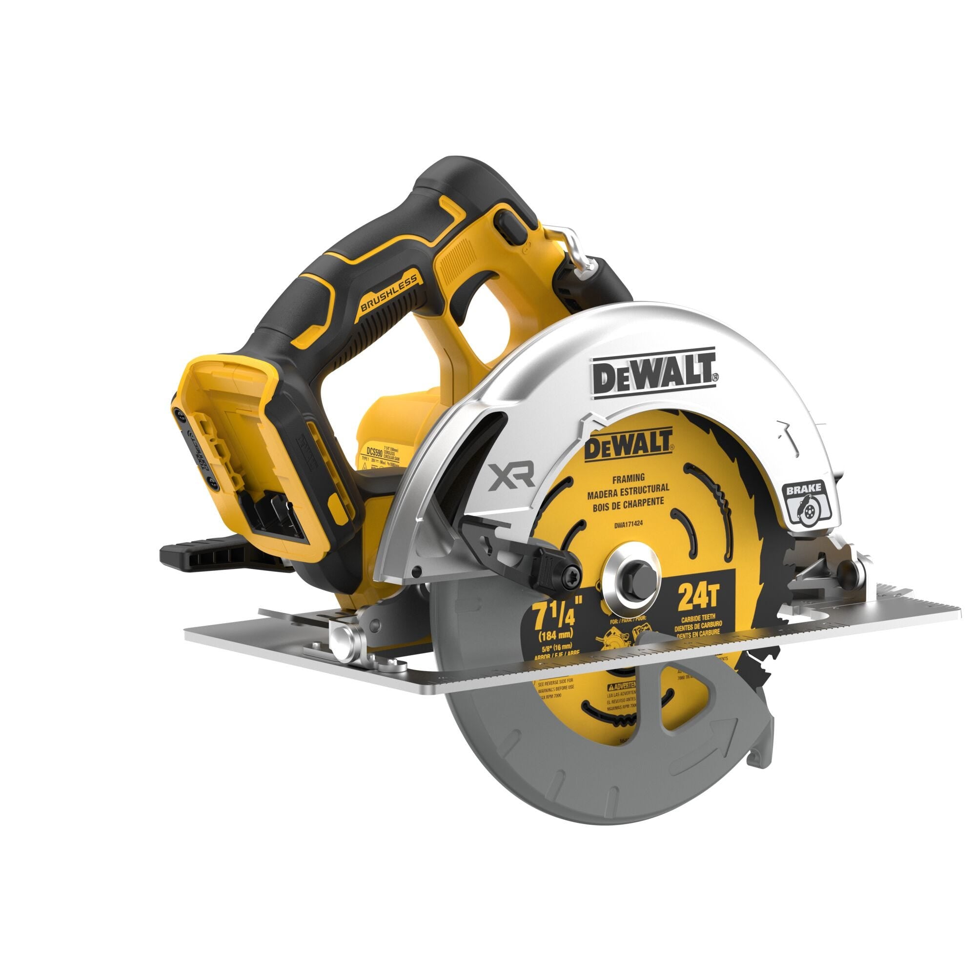 DeWalt DCS590B 20V MAX XR Brushless 7-1/4 in. Circular Saw, Tool Only