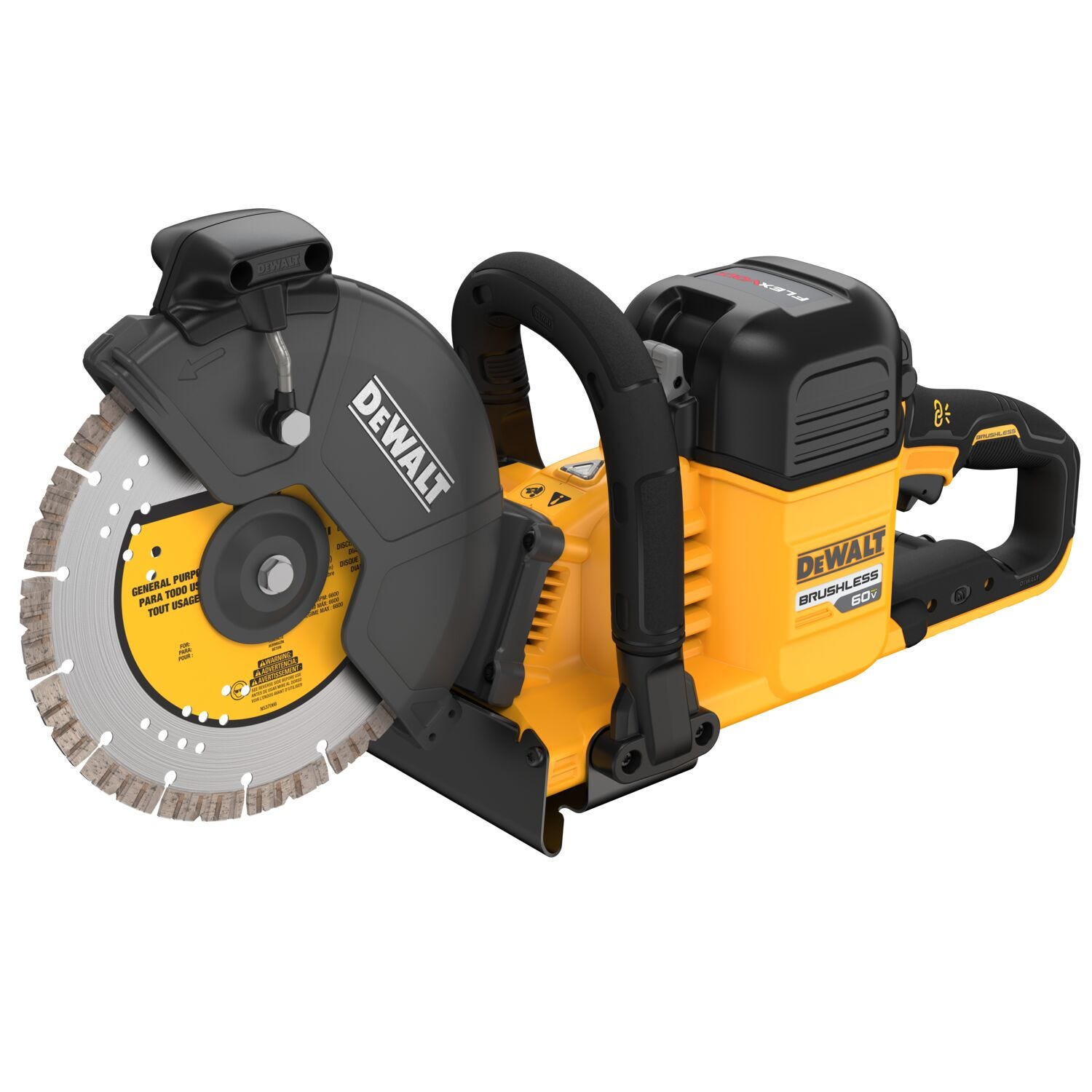 DeWalt DCS692B FLEXVOLT 60V MAX Brushless 9" Cut-off Saw, Tool Only