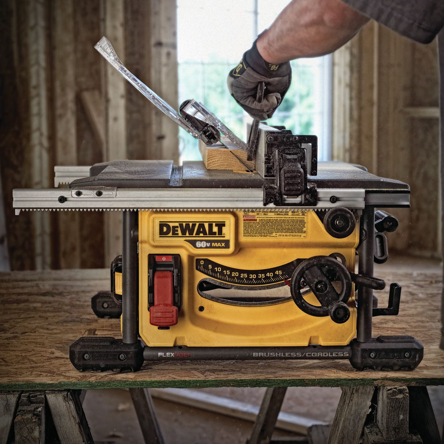 Dewalt DCS7485T1 FlexVolt 60V MAX 8-1/4" Table Saw 6.0Ah Kit