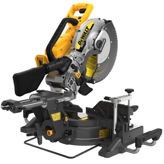DeWalt DCS781B 60V MAX Brushless 12 in. Double Bevel Sliding Miter Saw, Tool Only