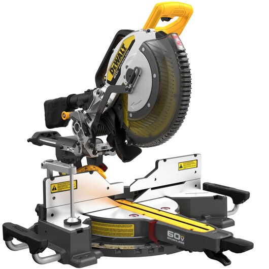 DeWalt DCS781B 60V MAX Brushless 12 in. Double Bevel Sliding Miter Saw, Tool Only
