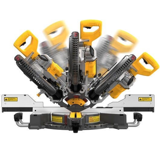 DeWalt DCS781X1 60V MAX Brushless 12 in. Double Bevel Sliding Miter Saw 9.0Ah Kit