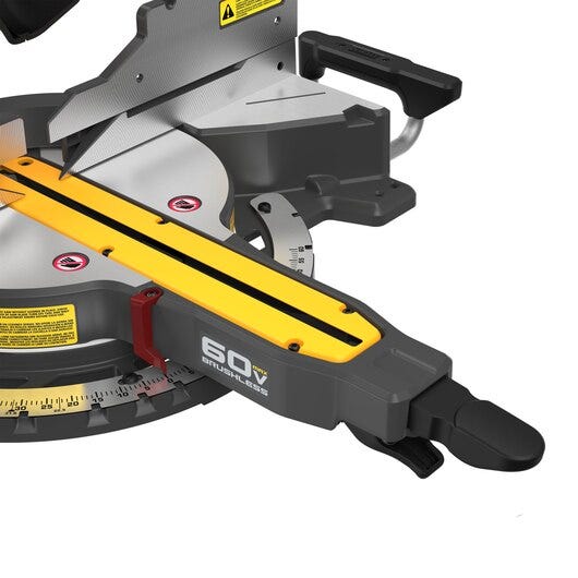 DeWalt DCS781X1 60V MAX Brushless 12 in. Double Bevel Sliding Miter Saw 9.0Ah Kit