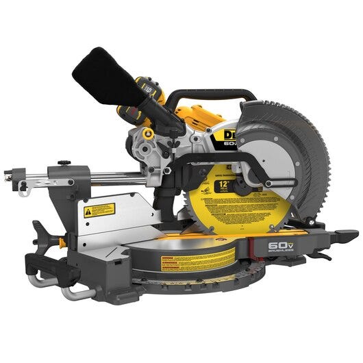 DeWalt DCS781X1 60V MAX Brushless 12 in. Double Bevel Sliding Miter Saw 9.0Ah Kit