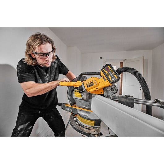 DeWalt DCS781X1 60V MAX Brushless 12 in. Double Bevel Sliding Miter Saw 9.0Ah Kit