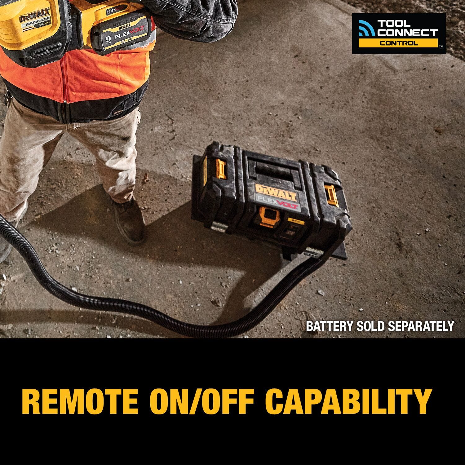 DeWalt DCV585B Flexvolt 60V MAX HEPA Dust Extractor Vac, Tool Only