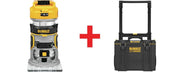 DeWalt 20V MAX XR Brushless Compact Router with Toughsystem 2.0 Rolling Toolbox