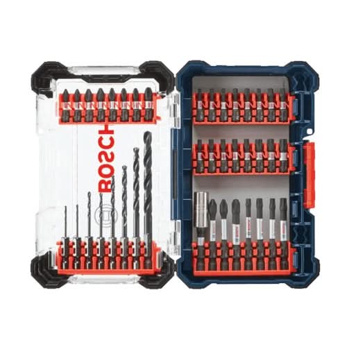 Bosch DDMSD40 40-Piece Driven Impact Screwdriving and Drilling Custom Case Set