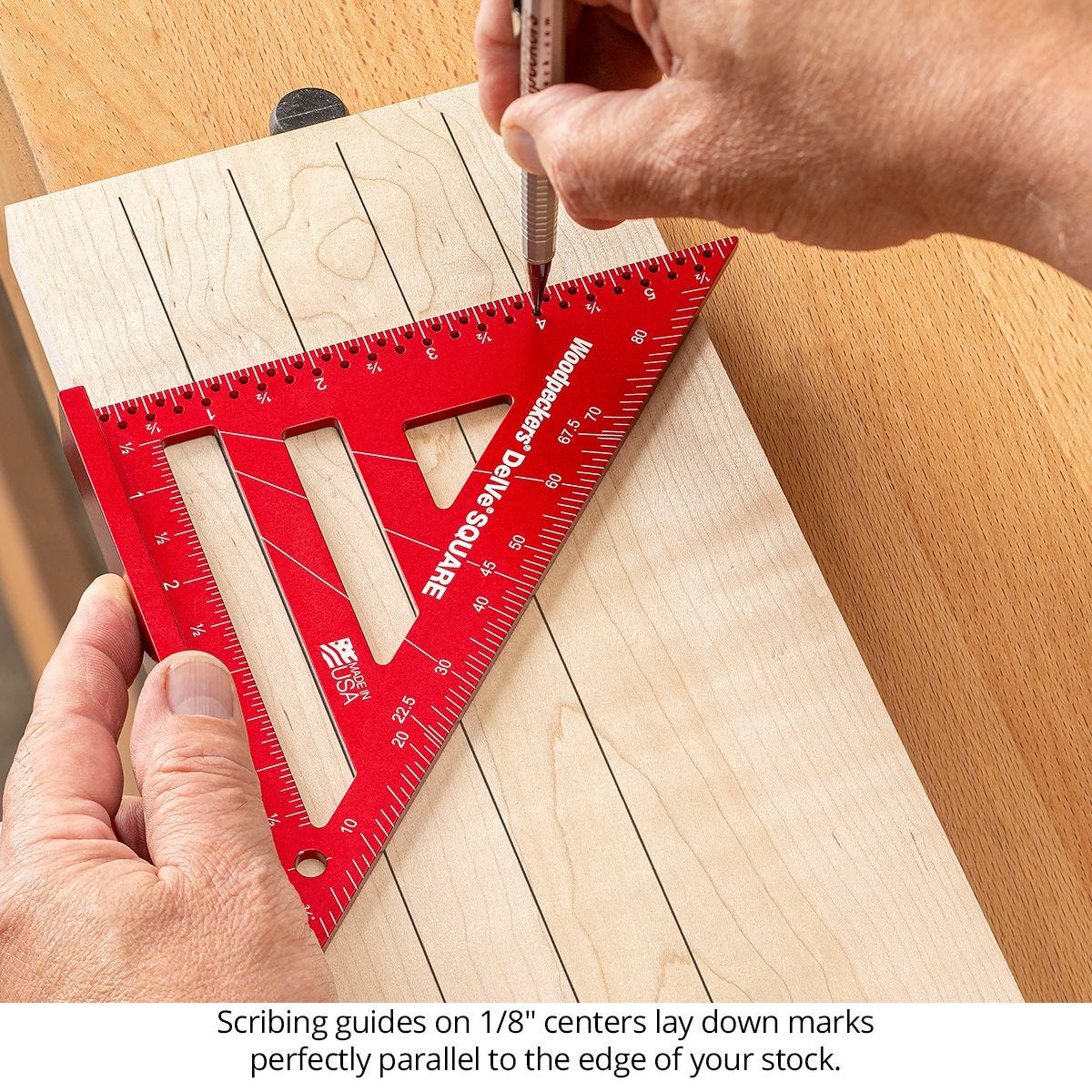 Woodpeckers DELVESQAL3RI DelVe Square, 3.5 in. Rack-It Only