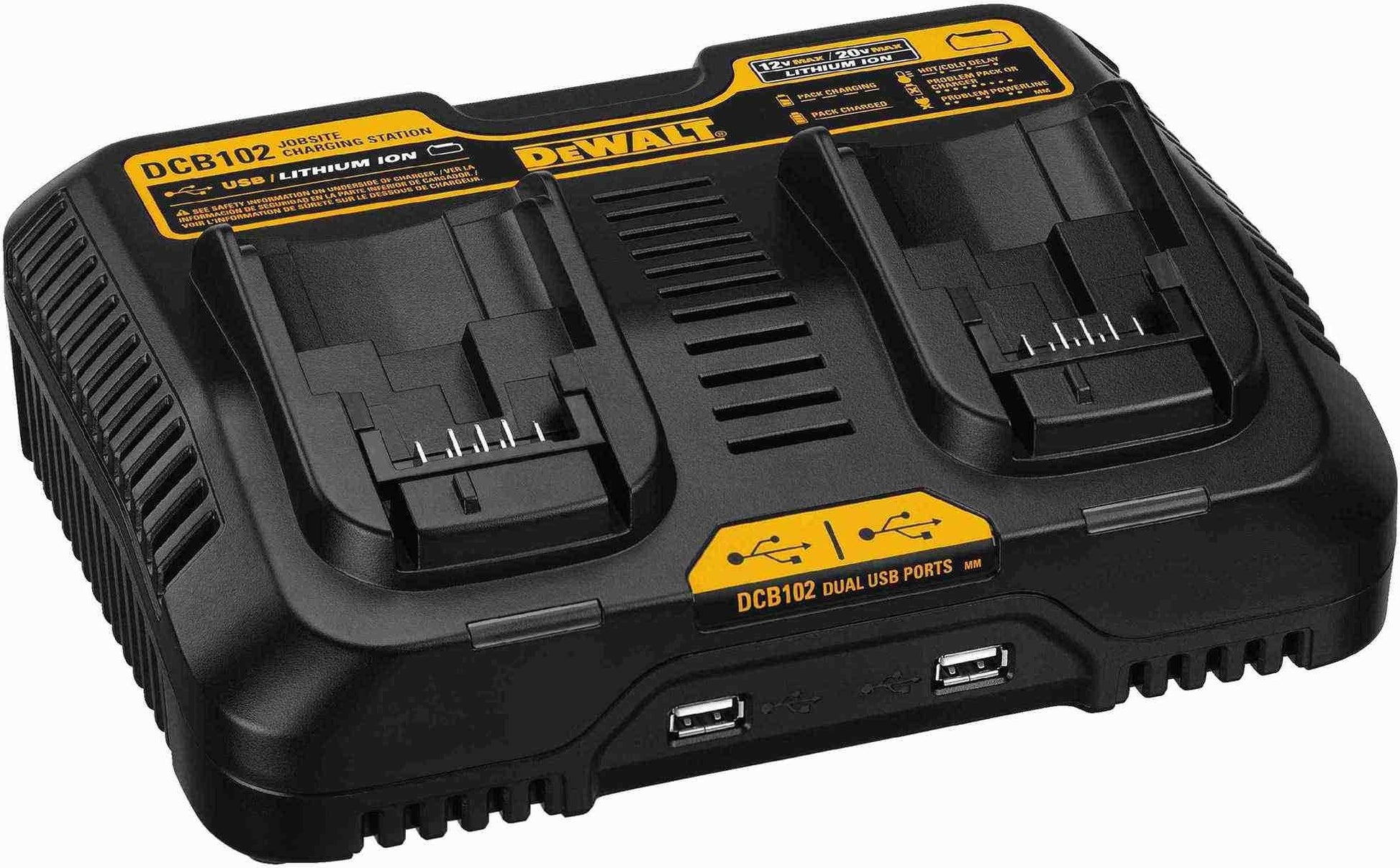 Dewalt DCB102 12V - 20V MAX Jobsite Charging Station