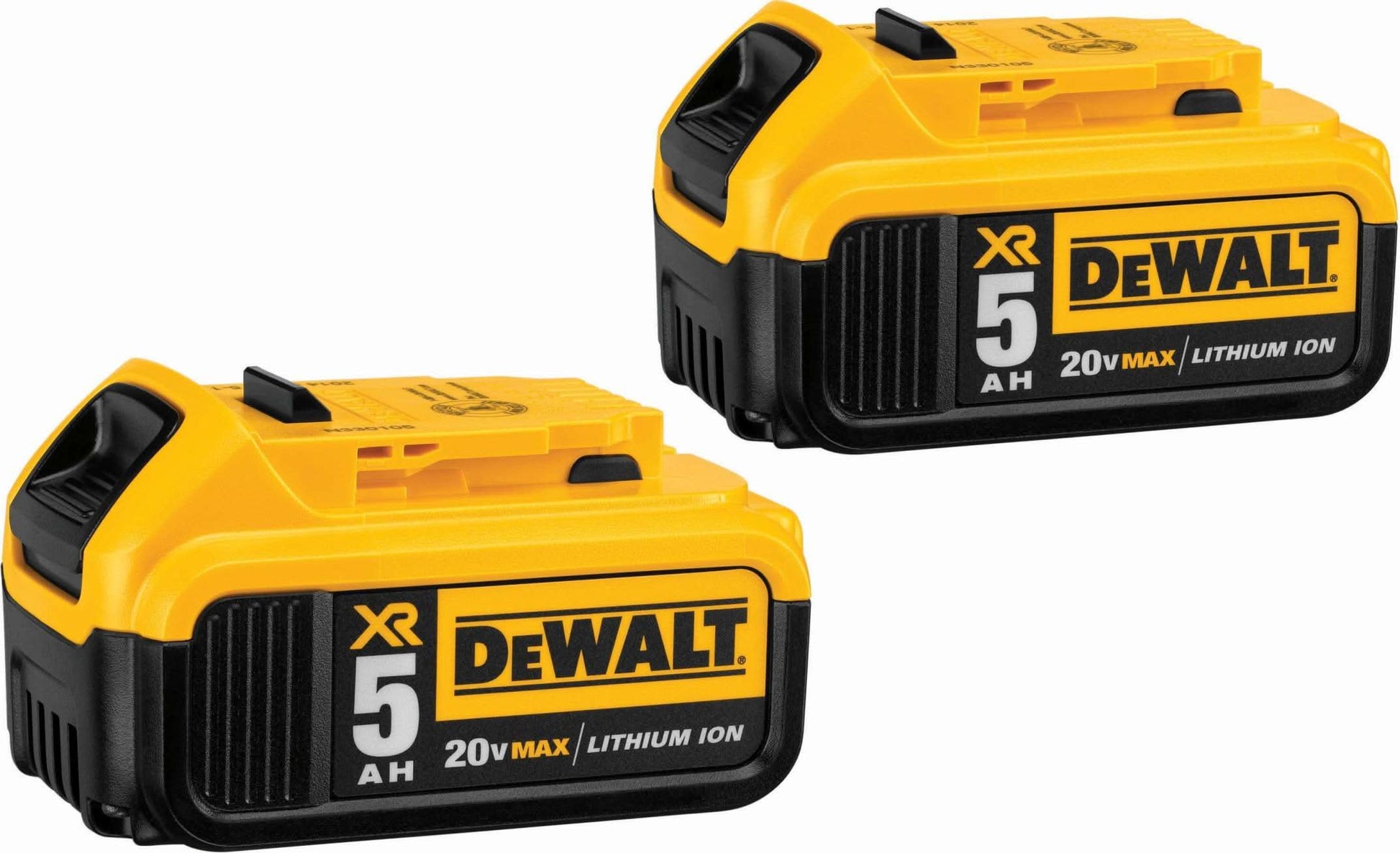 DeWalt 20V MAX Premium XR 4.0Ah Battery with 5.0Ah Battery 2-Pack