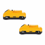 DeWalt DCB230-2 20V Max 3.0Ah Compact Battery 2-Pack