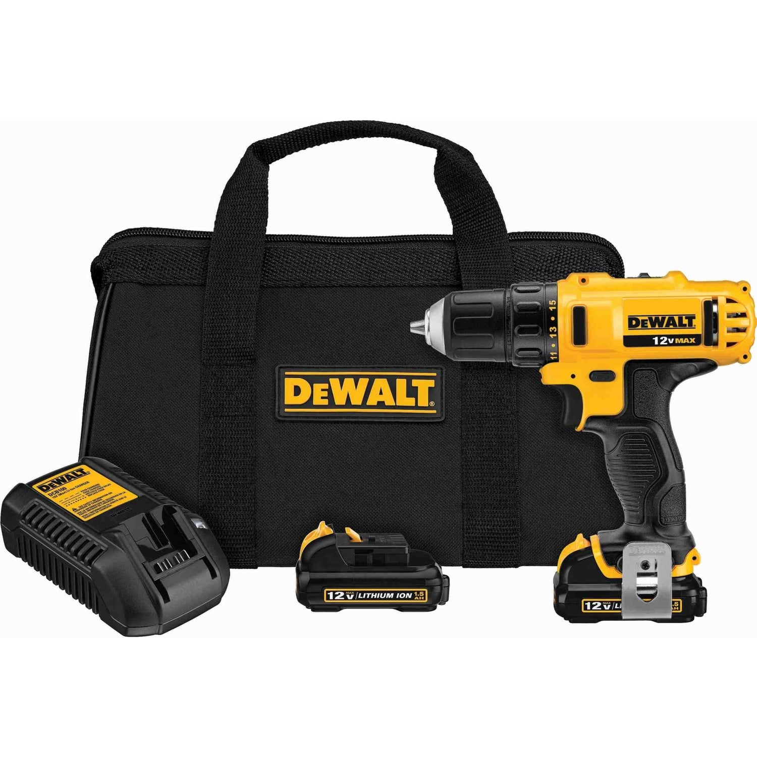 DeWalt DCD710S2 12V MAX 3/8-Inch Drill Driver 1.5AH Kit