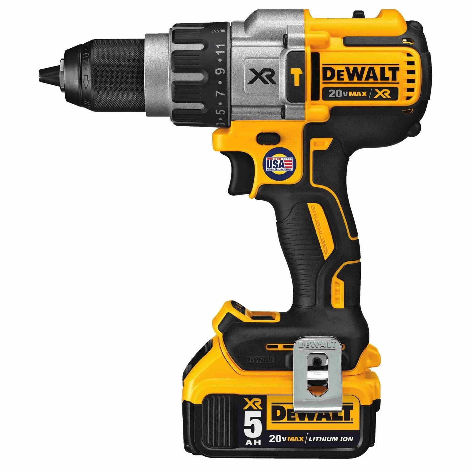 Dewalt DCD996P2 20V MAX XR Brushless 3-Speed Hammerdrill Kit