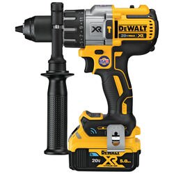 DeWalt DCD997CP2BT 20V Tool-Connect Cordless 1/2-Inch Hammer Drill 5.0Ah Kit