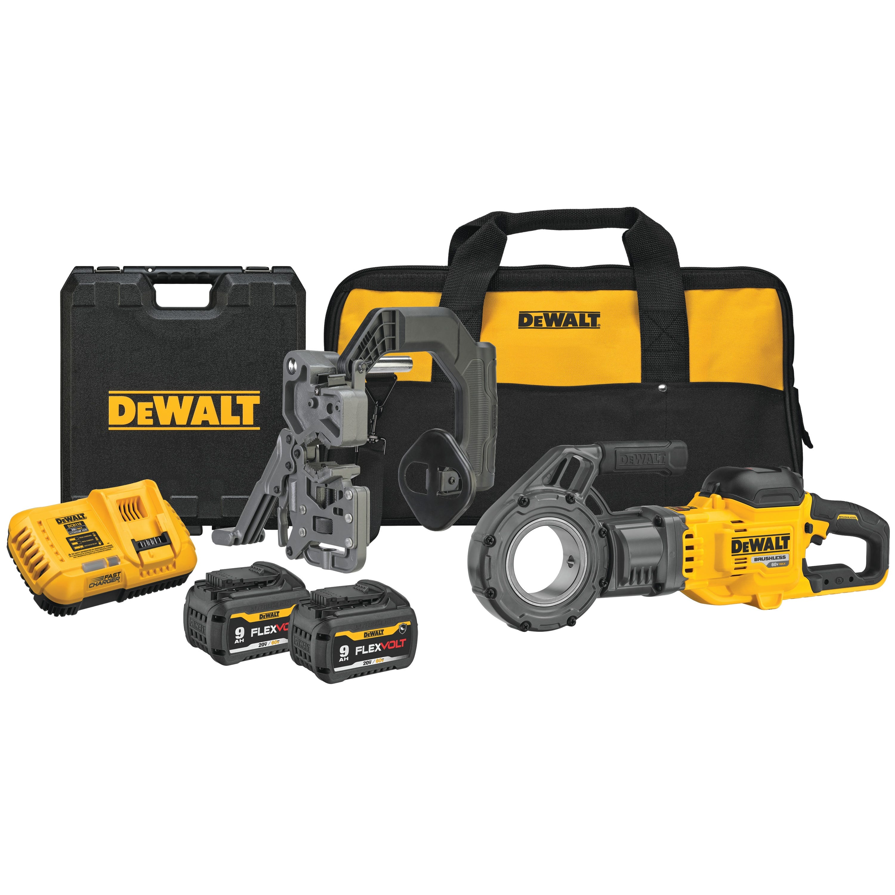 DeWalt DCE700X2 Flexvolt 60V MAX Cordless Pipe Threader Kit