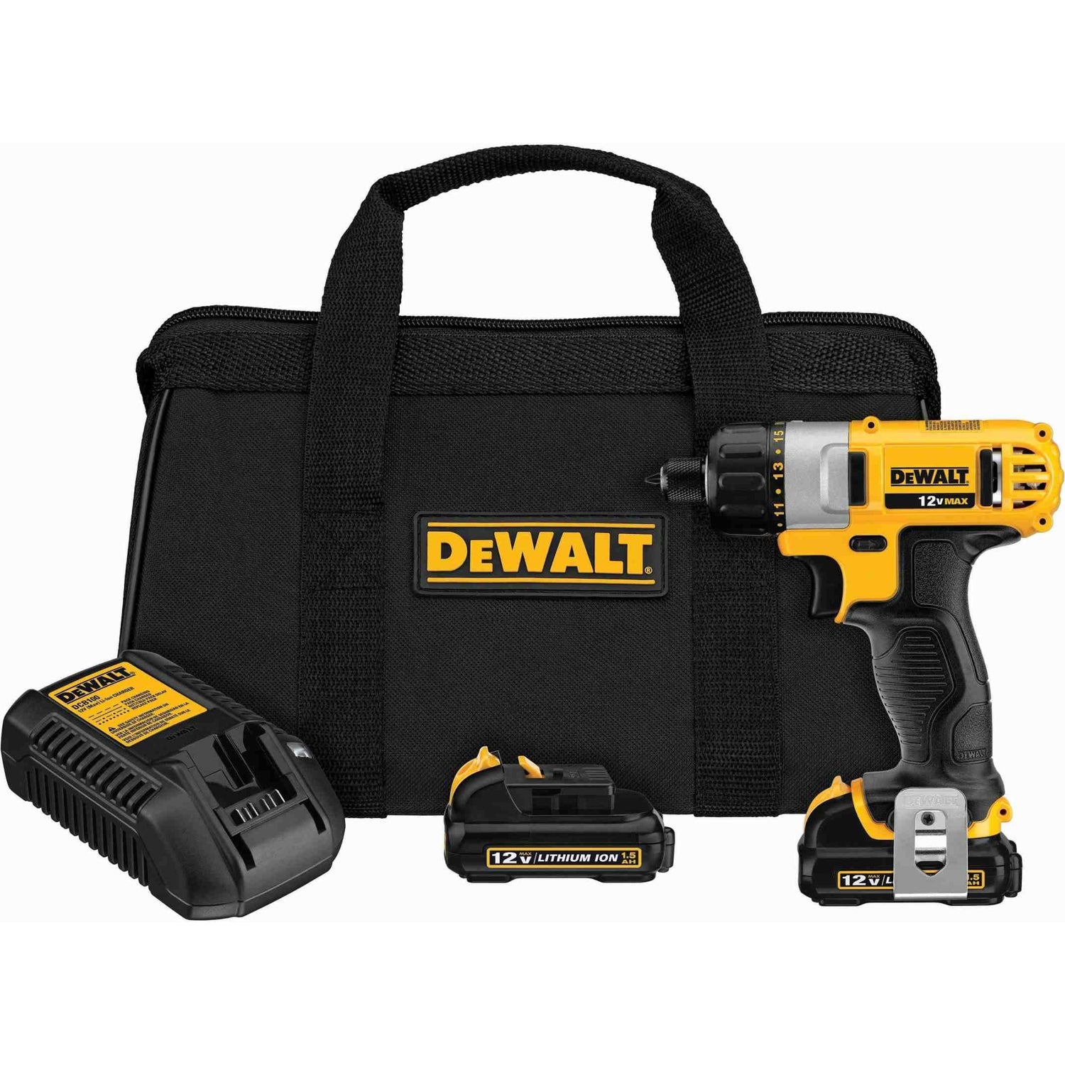 DeWalt DCF610S2 12V MAX 1/4" Screwdriver Kit