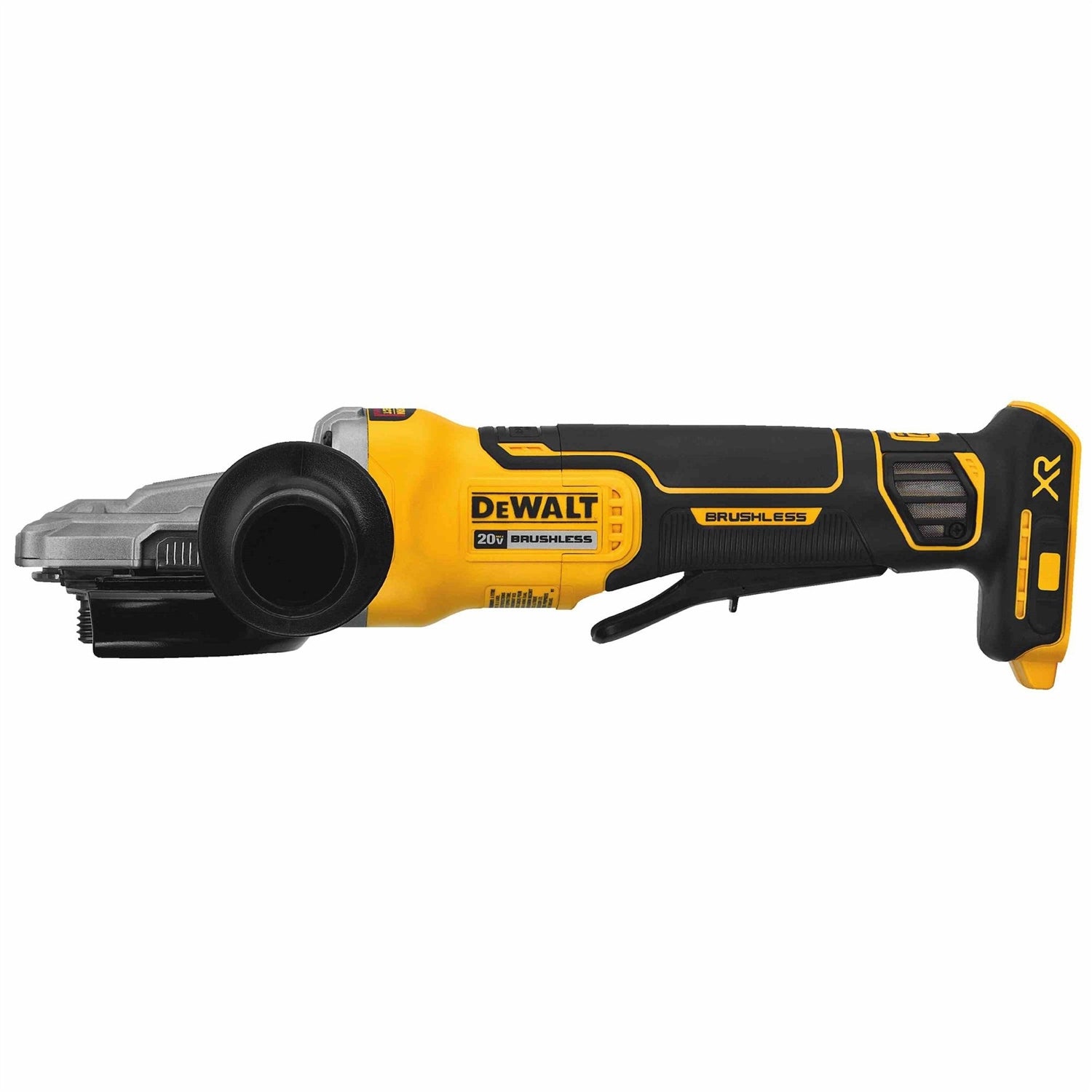 DeWalt DCG413FB 5" 20V Max XR Brushless Flathead Paddle Switch Small Angle Grinder With Kickback Brake