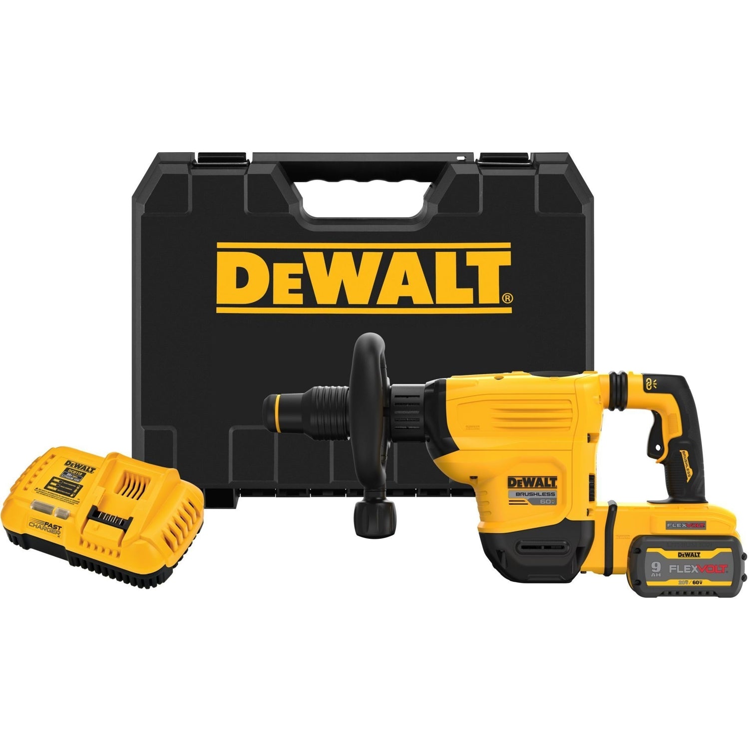 DEWALT DCH832X1 60V Max 15 Lb. Cordless SDS Max Chipping Hammer Kit