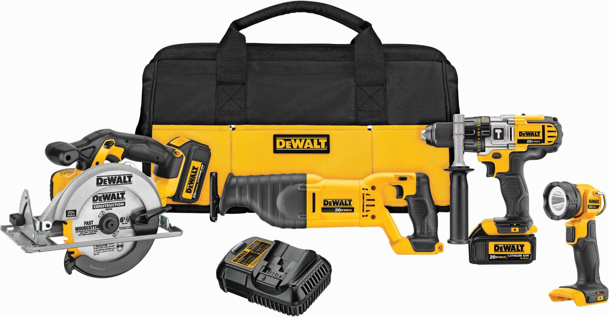 DeWalt DWD110K 3/8" (10mm) VSR Pistol Grip Drill Kit with Keyless Chuck