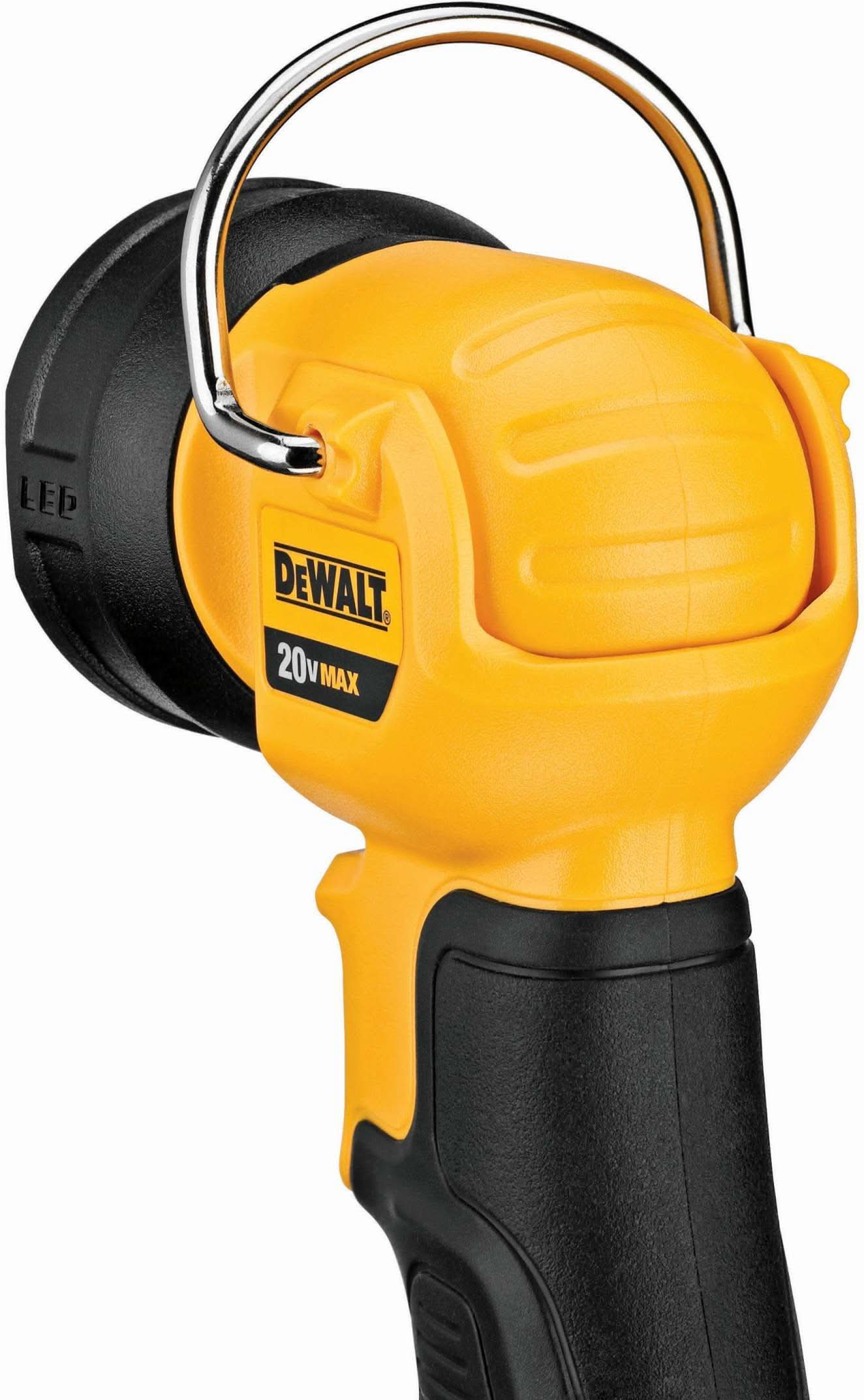 dewalt 20-volt max 1000-lumen led rechargeable power tool flashlight YEX-BUR Work Light for 20v Battery, 12W 1000LM Cordless Handheld Spotlight with USB Port LED Jobsite Light Desk Lamp for Camping Workshop Garage in telescoping and 360 rotating hook allows unit to hang from 2 In Dewalt 18v Dewalt Dcl043 Dewalt