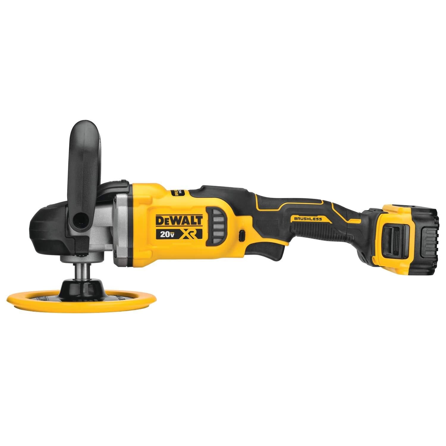 DeWalt DCM849P2 20V MAX XR 7-inch Cordless Variable Speed Rotary Polisher 5.0Ah Kit