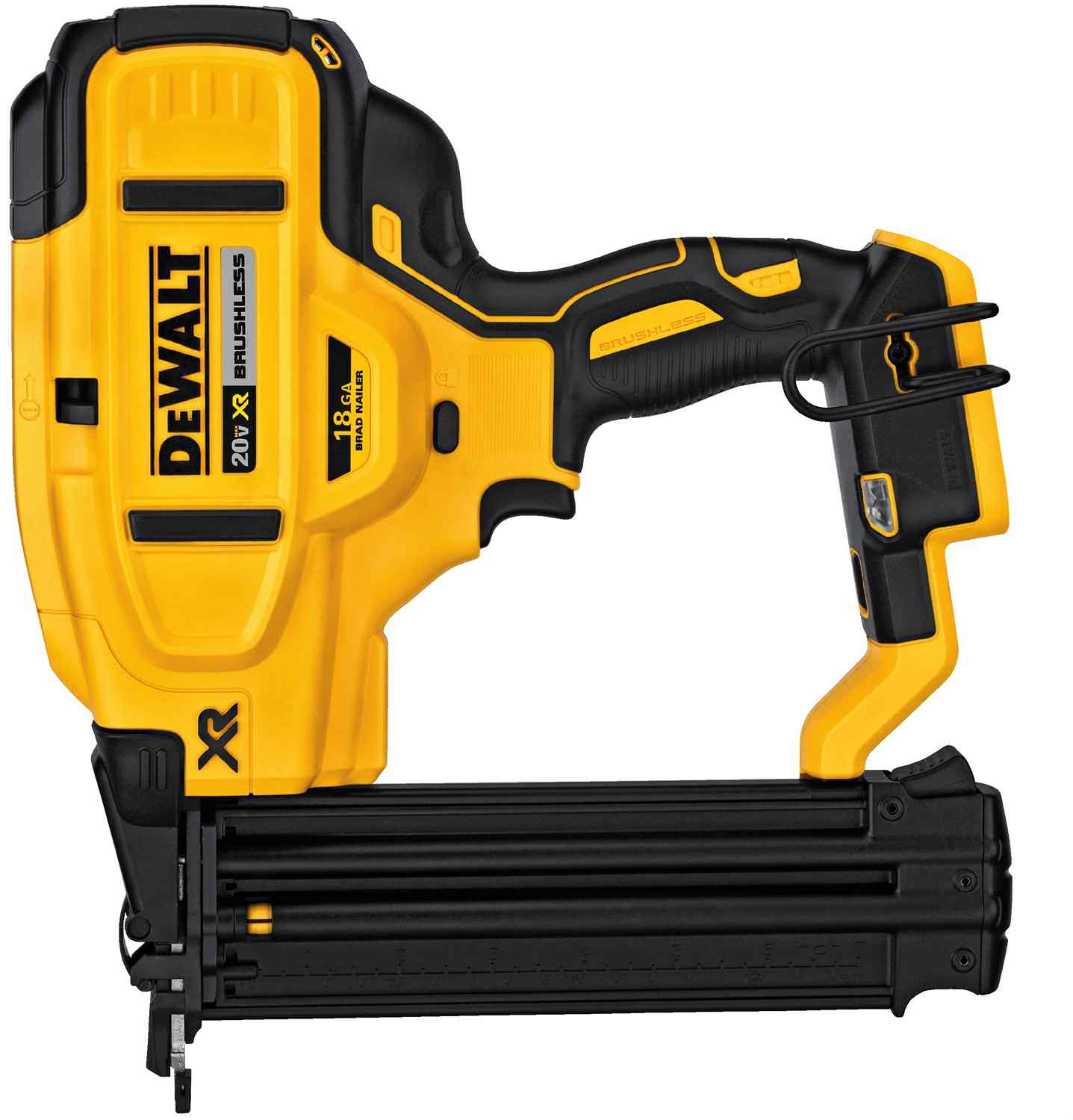 DeWalt 20V MAX XR 18GA Brad Nailer with 20V MAX XR 5.0Ah Battery & Charger Starter Kit