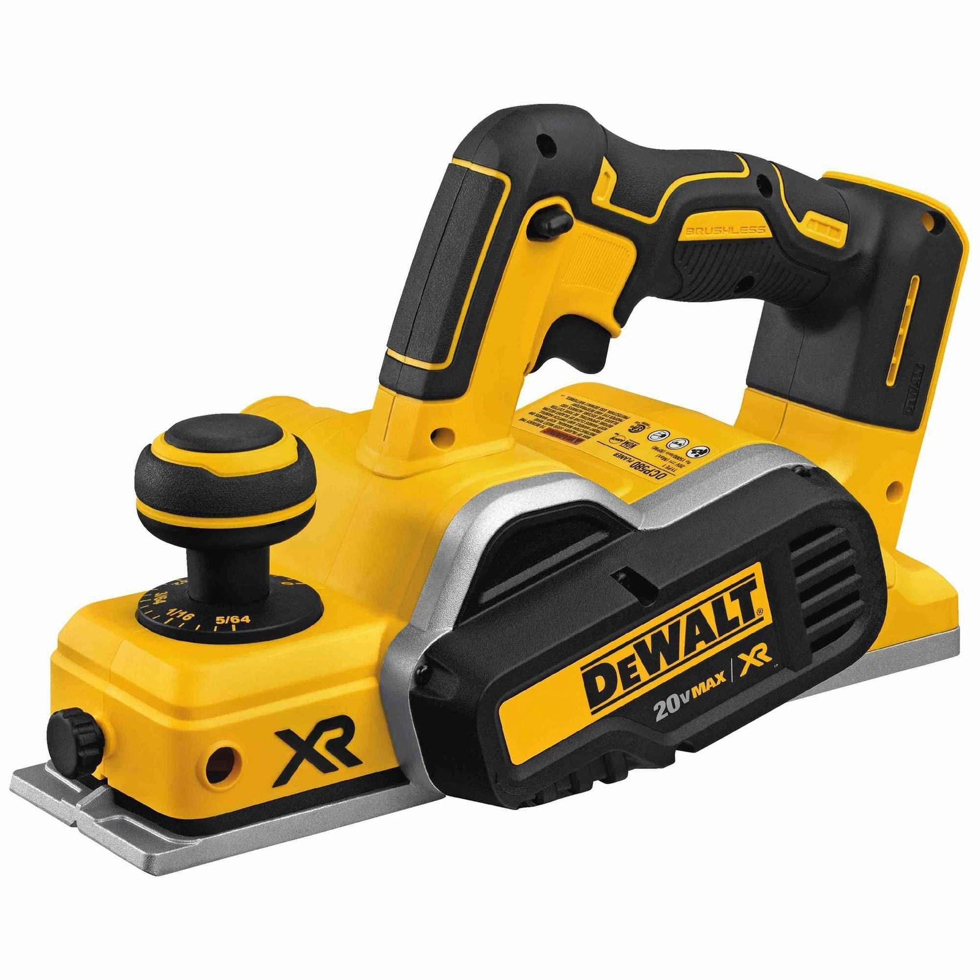 DeWalt Dewalt 20V MAX Brushless Planer with FREE 2.0Ah Compact Battery & Reversible Carbide Planer Blade 2-Pack
