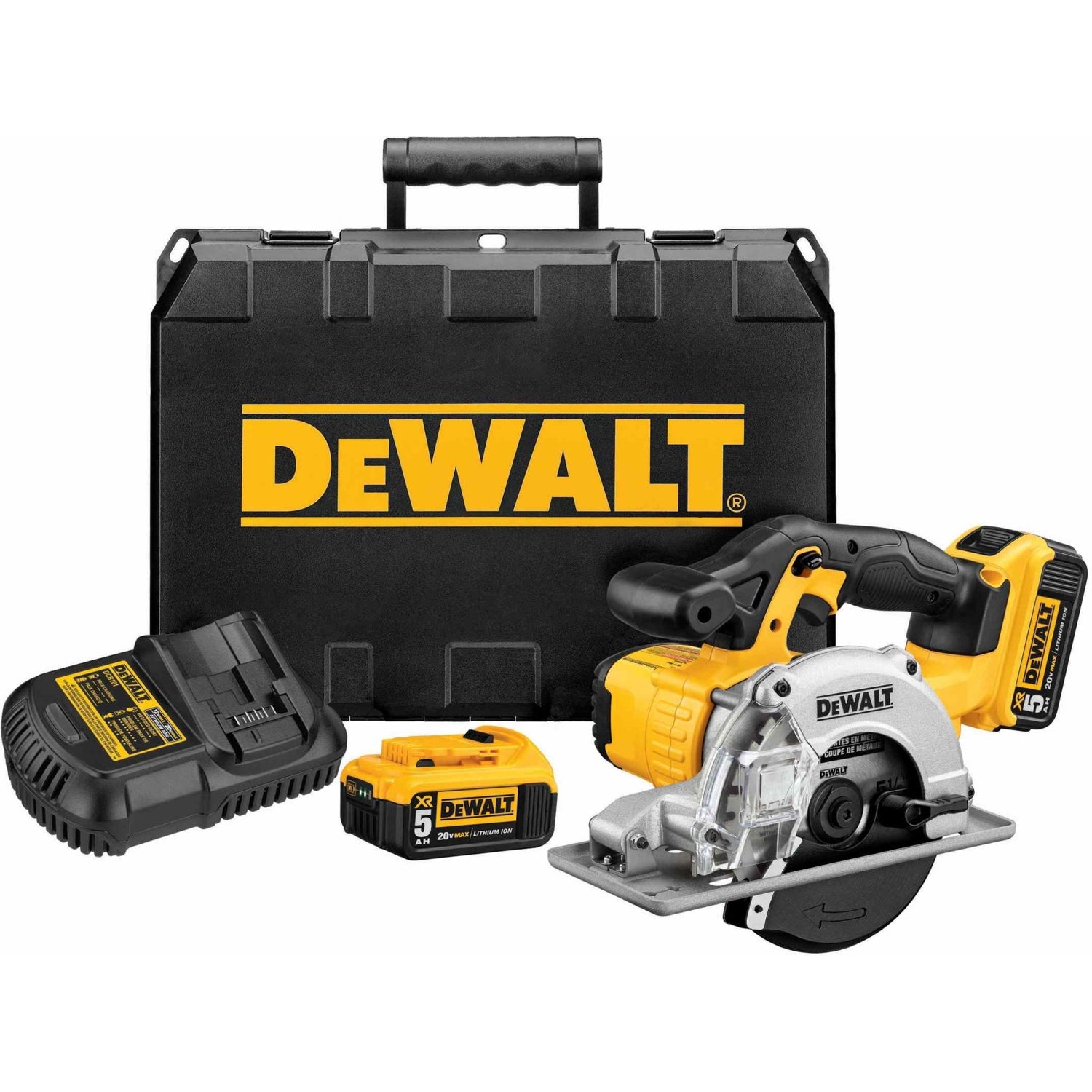 DeWalt DCS373P2 20V MAX Metal Cutting 5-1/2" Circular Saw Kit