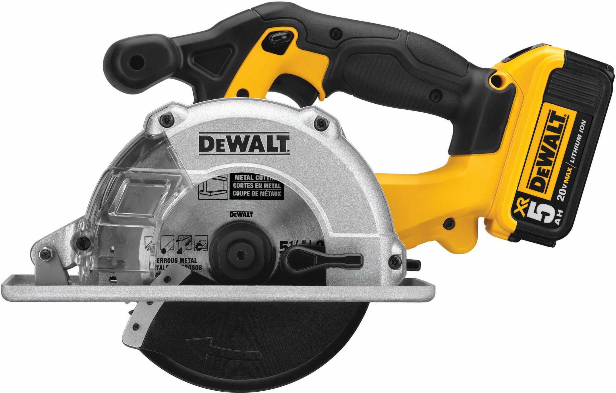 DeWalt DCS373P2 20V MAX Metal Cutting 5-1/2" Circular Saw Kit