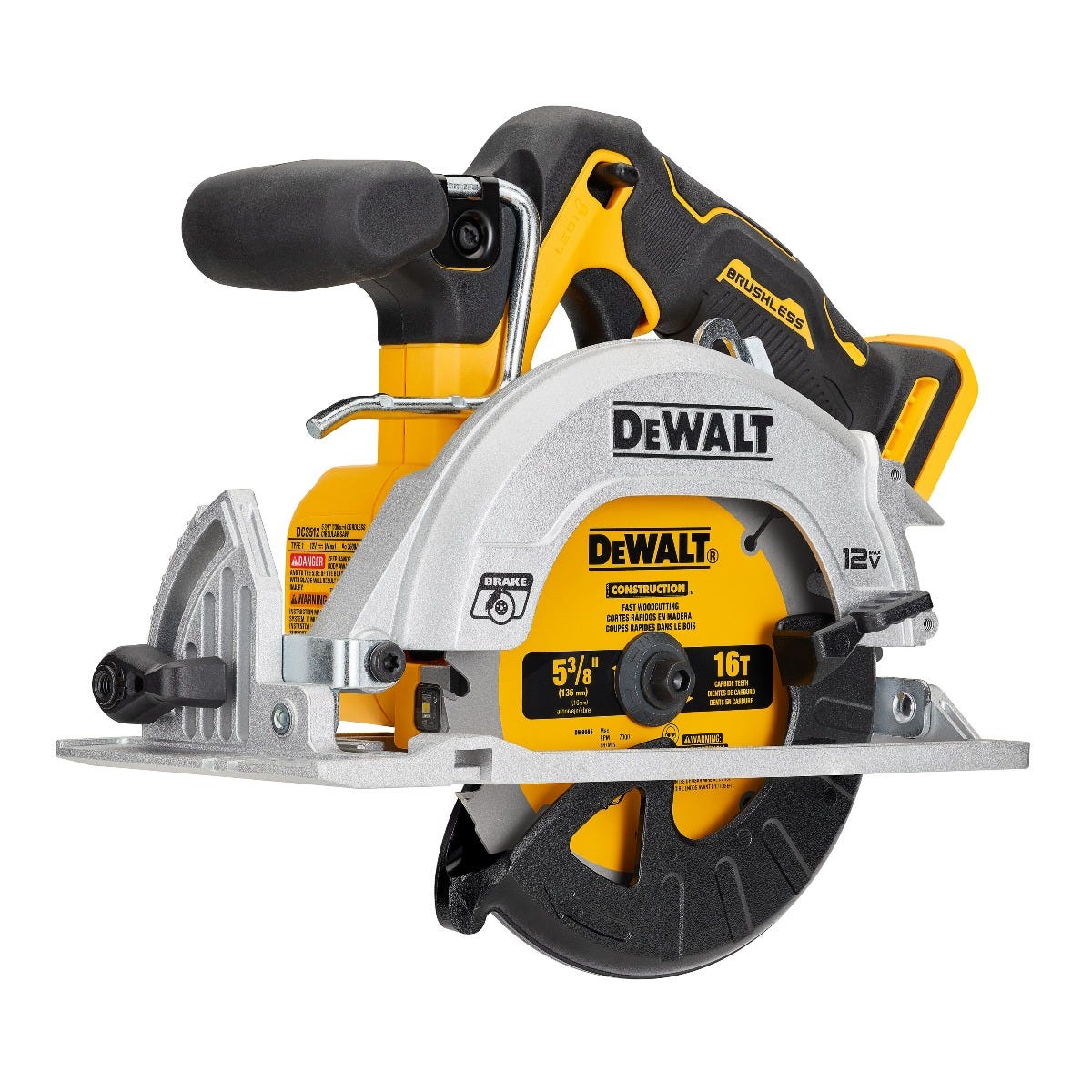 DeWalt DCS512B Xtreme 12V MAX 5-3/8-In. Brushless Cordless Circular Saw, Tool Only