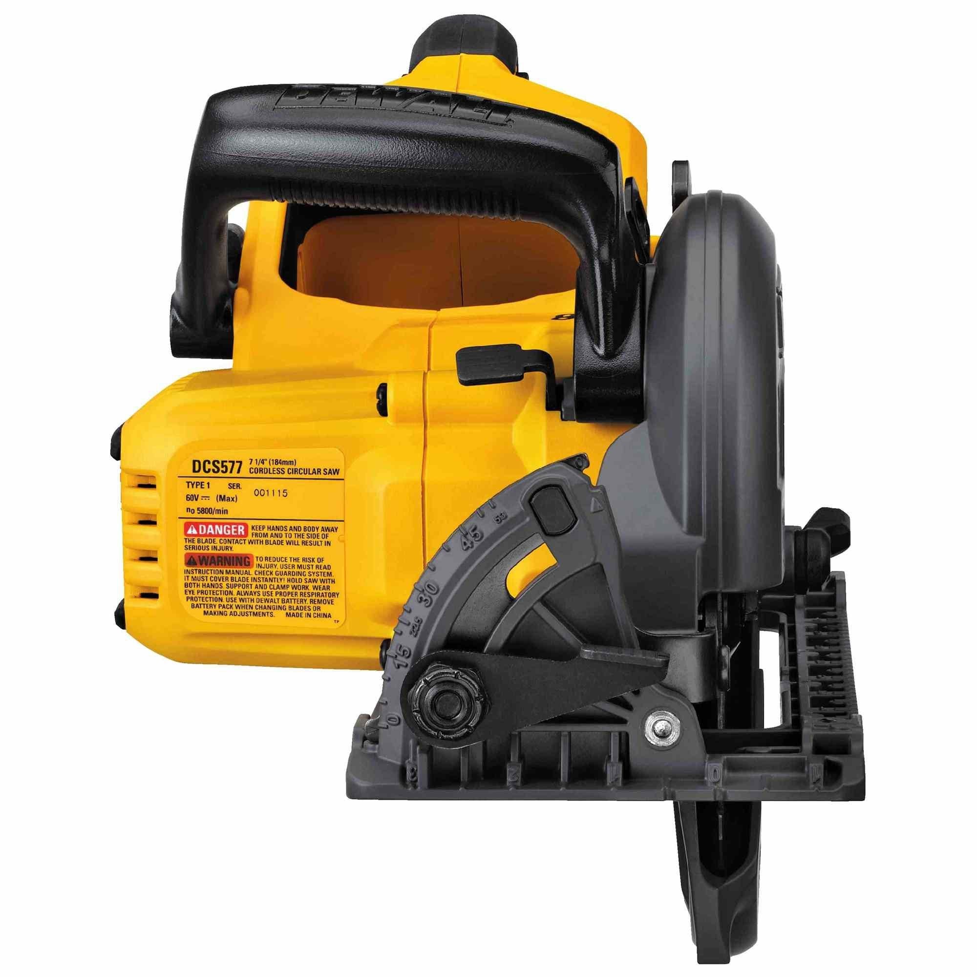 DeWalt DCS577B Flexvolt 60V Max 7-1/4 Worm Drive Style Saw, Tool Only (PROMO)