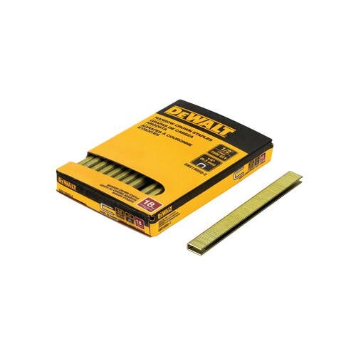 DeWalt DNS18050-2 18 Gauge 1/4-Inch Crown 1/2-Inch Staples 2,500-Pack