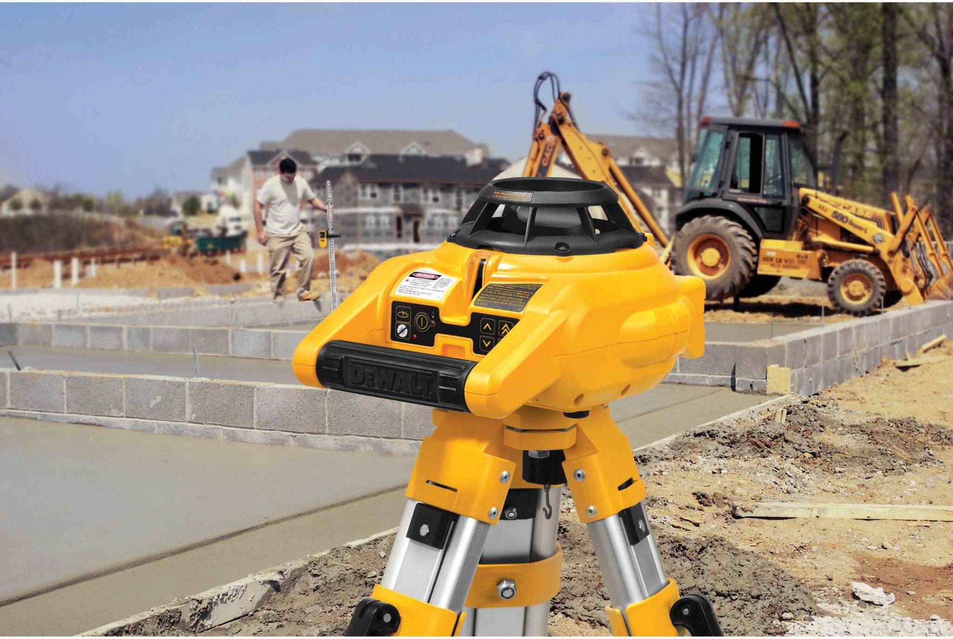 DeWalt DW074KD Self-Leveling Int/Ext Rotary Laser Kit