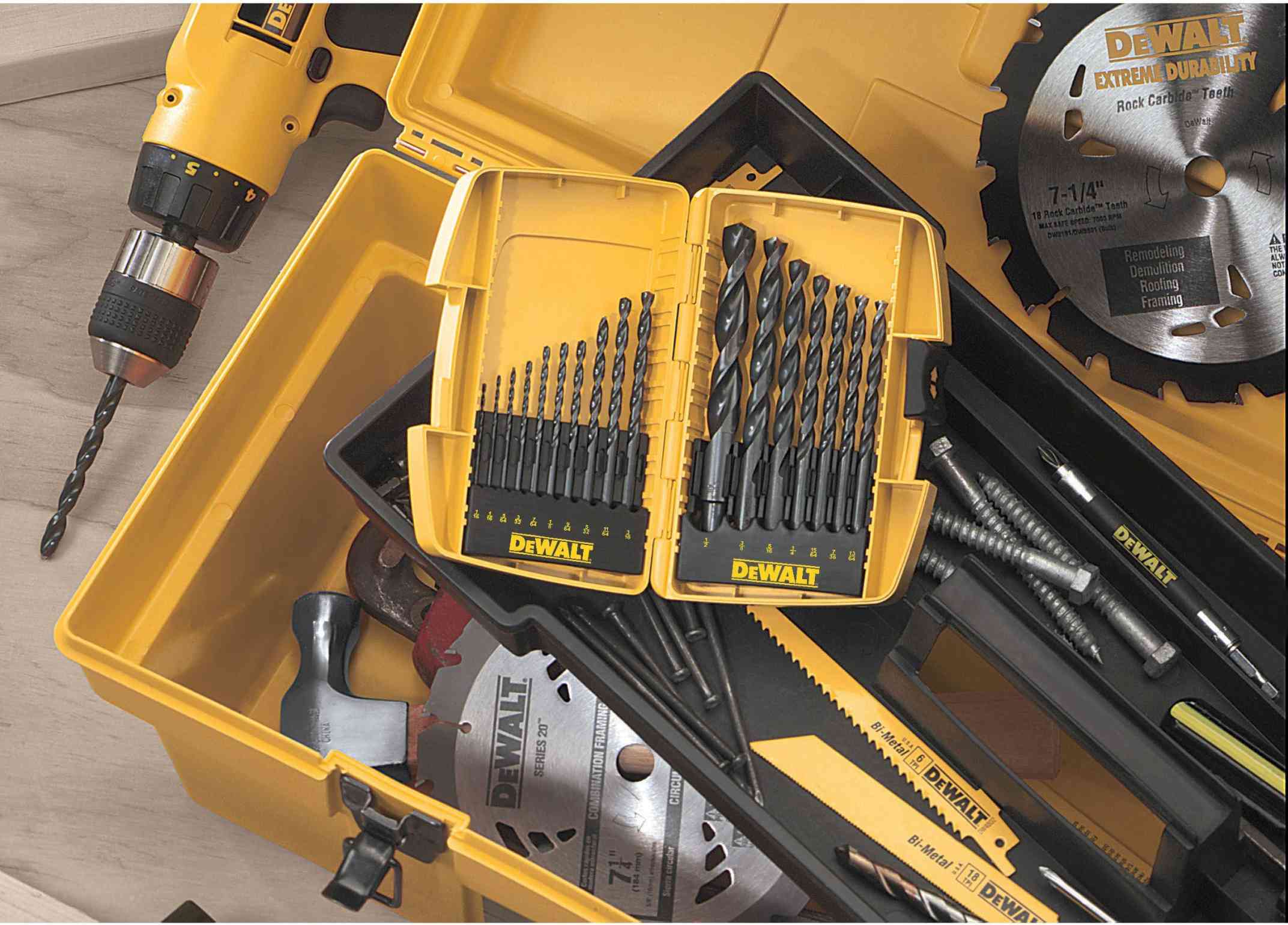 DeWalt DW1167 17 Piece Black Oxide Drill Bit Set