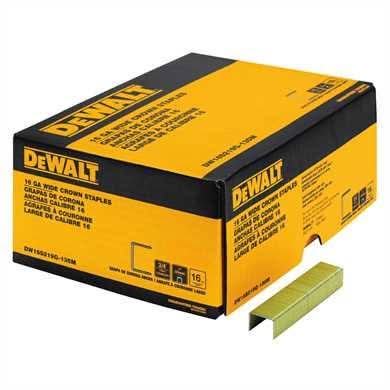 DeWalt DW16S219G-135M 3/4-Inch 16 Gauge 1-Inch Crown Galvanized Construction Staple