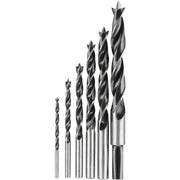 DeWalt DW1720 6-Piece Brad Point Bit Set