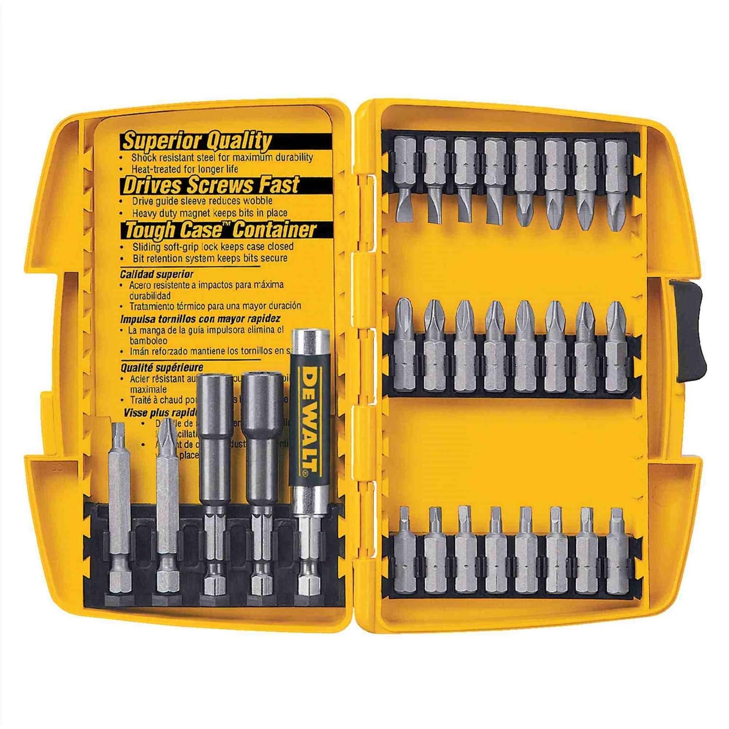 Dewalt DW2162 29-Piece Screwdriving Set With Tough Case