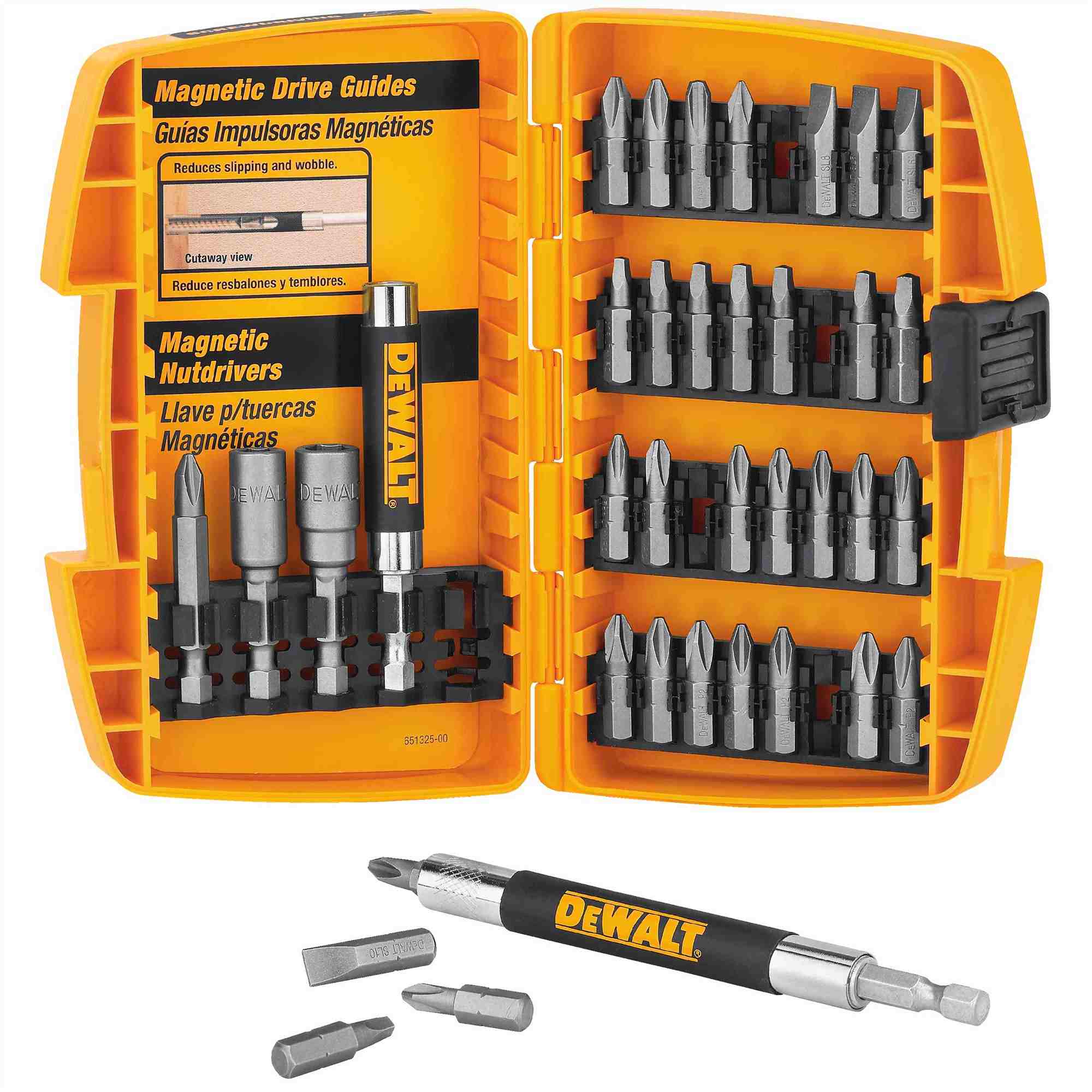 【NY② 】　DWEフルセット Dewalt DW2176 37-Piece Screwdriving Set With Tough Case – Tool Nut