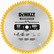 DeWalt DW3106 Series 20 10 in. 60-Tooth Fine Finish Saw Blade