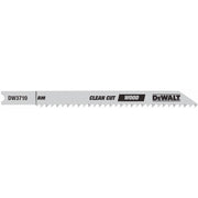 DeWalt DW3710-5 4" 10 TPI U-Shank Fine Smooth Wood Cutting Cobalt Steel Jigsaw Blade